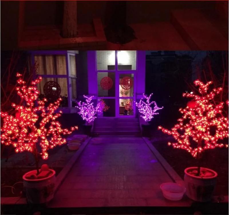 Toprex Yard Garden Event Lighting Decoration Landscape Sakura Artificial LED Tree