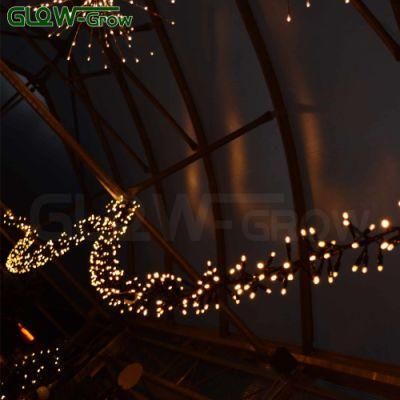 IP65 UL Listed Christmas LED Cluster Light String Light Ceiling Christmas Decoration