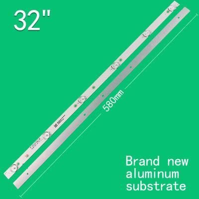 LED Backlight Strips for 32&quot; TV Ms-L1343 V2 Les78t2w LED32HD500u T32e08u-02b H32m210 32ltv2002 32pht400/60