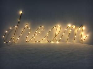 12inch Wall Mounted LED Words Dream Light
