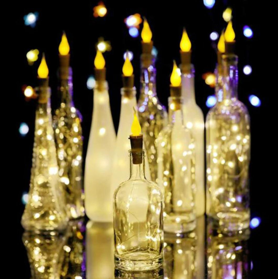 Bottle Cork String Lights 20LED Copper Wire Lights Decorative Lights Wine Copper Wire String