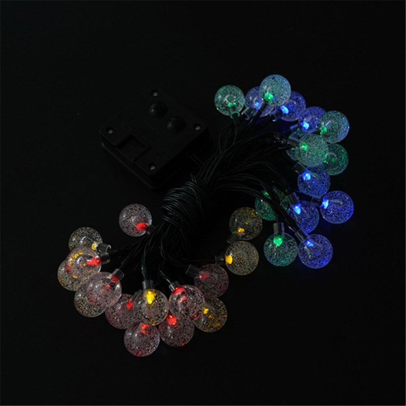 Outdoor String Lights Dual Powered Holiday Time Christmas Light