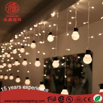 Outdoor LED Ball Decorative Curtain/Icicle Light for Wedding Valentine&prime;s Day