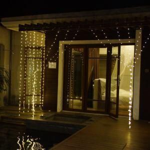 Warm White 3*3m 300LED Fairy Curtain Light with UL588 Approved