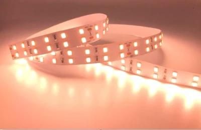 Customized High Lumen Warm White SMD 2835 Non-Waterproof 144 LEDs Per Meter Flexible LED Strip Lighting for Decoration