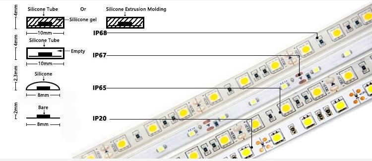 CRI >95 Full Spectrum SMD 2835 LED Strip for Indoor and Outdoor