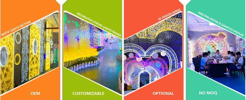 Toprex Decor Wholesale Factory Price Customizable LED Waterfall Curtain Christmas Lights with Main Cord for Christmas Decoration