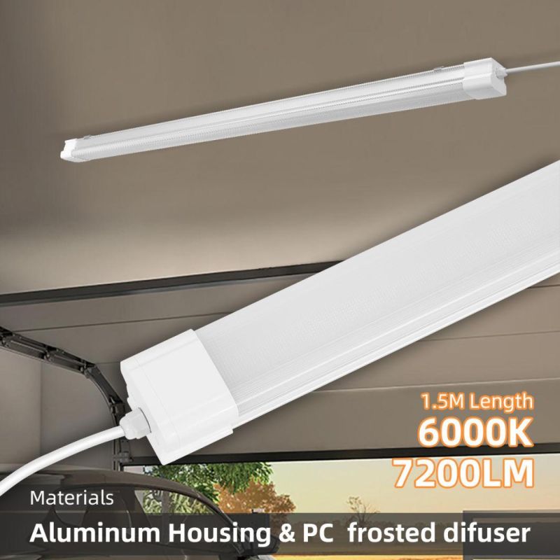 1.5m Length 60W Pendant Suspended Hanging Lamp For Warehouse or Office