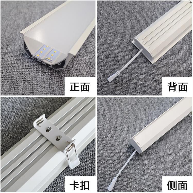 High Quality 0.6m 0.9m 1.2m 1.5m Aluminum Embeded Tube Light LED Linear Lighting