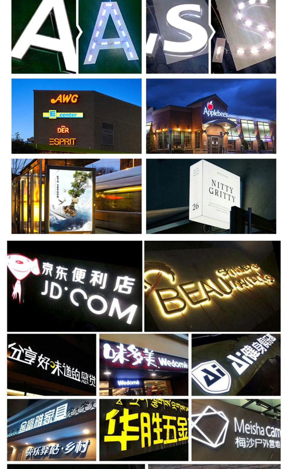 15cm LED Pixel Lights for Sign Letter RGB Ws2811