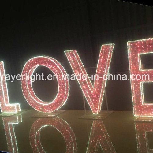 Wedding Decoration Yard Outdoor Christmas Motif Light Dsplay LED