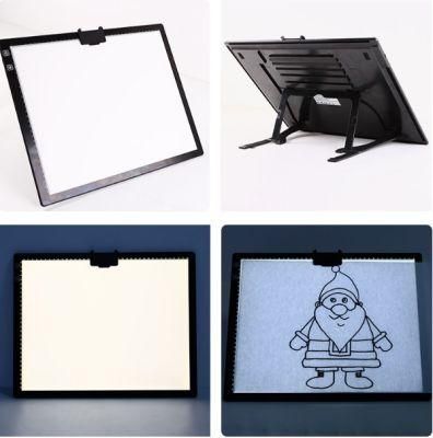 A3 Light Pad, Toheto Light Box 6 Levels of Brightness Light Board for Tracing, Rechargeable LED Copy Board with USB LED Light