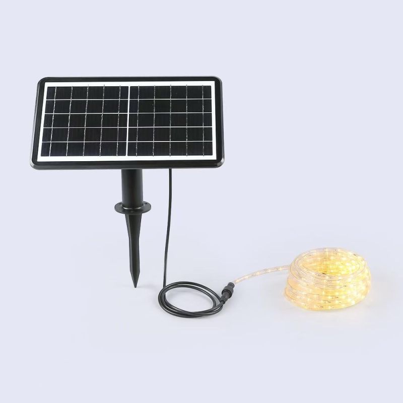 New Decoration Romantic Outdoor Solar Powered Solar Strip Rope Light for Tent House Camping