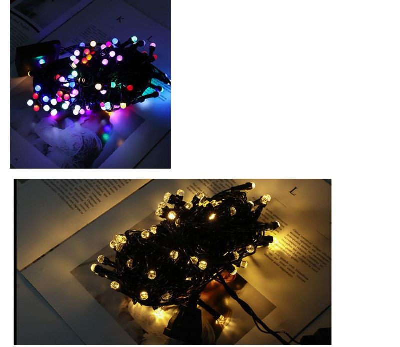 Solar Lamp String Christmas Lamp String Lighting Decorative Light Holiday Outdoor Lighting LED