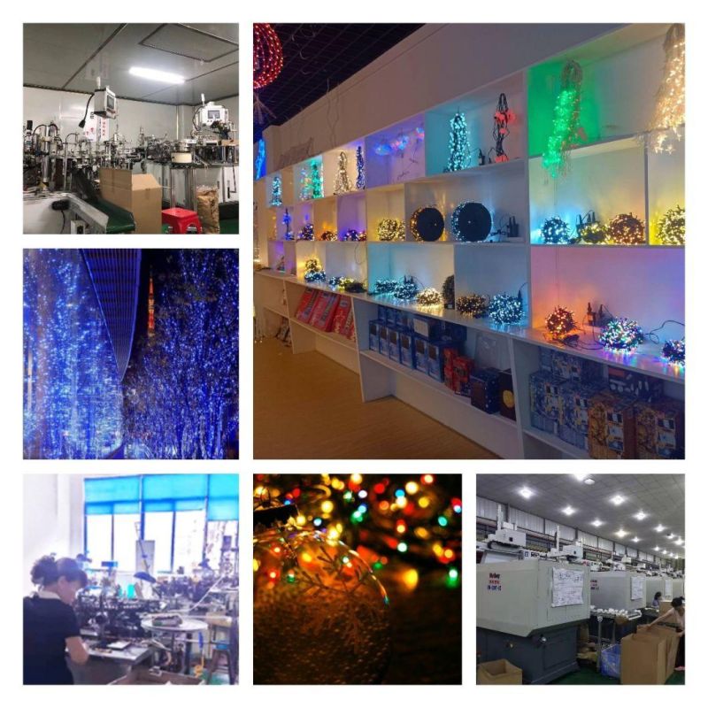 300 Multi Function LED Low Voltage Connectable Curtain Light String Warm White Christmas Lights