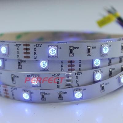 Decorative Light RGB Multi-Color Tape SMD5050 Flexible LED Strips 7.2W/M