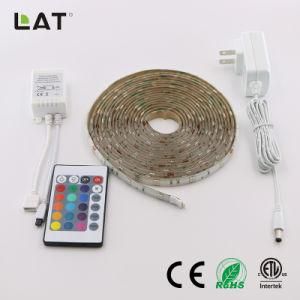 High Brightness DC12V 5m SMD5050 RGB 30/60/120LEDs Ce ETL UL Flexible LED Strip/Tape