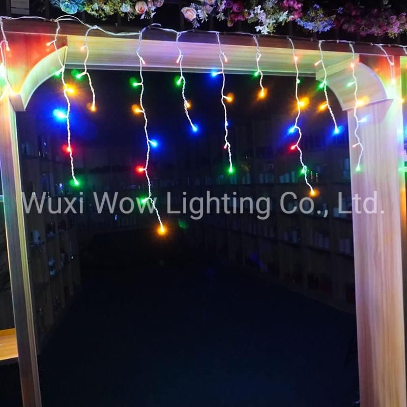 Icicle Light 300 LED 9 Meters Icicle Style String Lights Christmas Lights Connectable 8 Lighting Modes Multifunction Plug in for Christmas Garden Patio