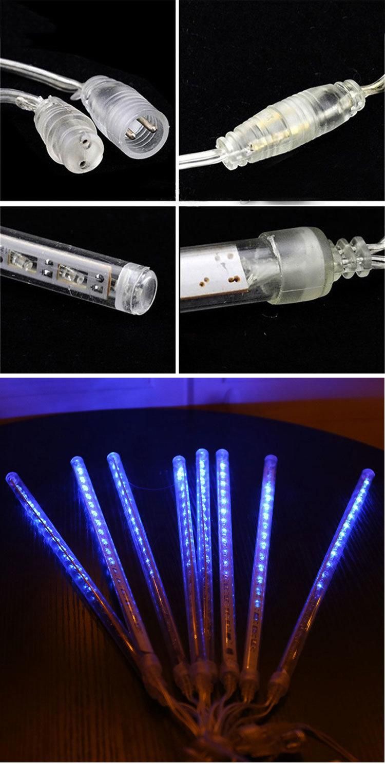 Rain Drop Lights LED Meteor Shower Lights 8 Tubes Icicle