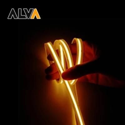 5meter RoHS Approved Alva / OEM 5m/Roll Strip COB Rope Light
