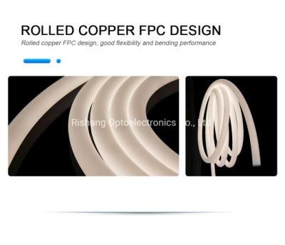 360 &deg; Luminescence 18mm Round RGB DIY Flexible LED Silicone Neon Sign Light Strip