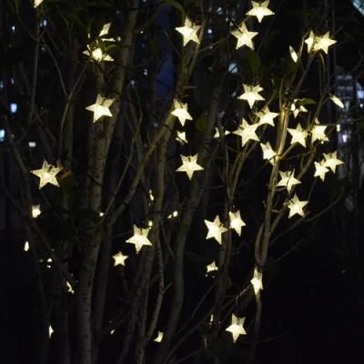 2021 Newest LED Stars String Lights Waterproof Colorful Lights String Christmas Tree Decorate Lights