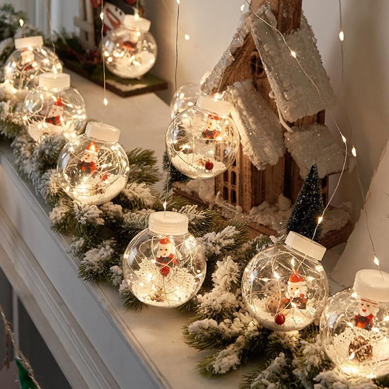 Christmas Curtain String Light Ball LED Wishing Ball Festival Decoration