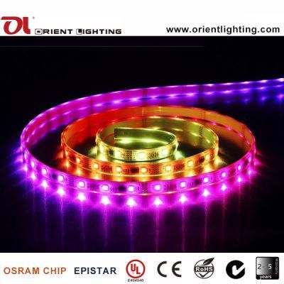 UL Ce 5VDC 9.6W/M SMD 5060 Artificial Intelligent Flexible LED Strip Light