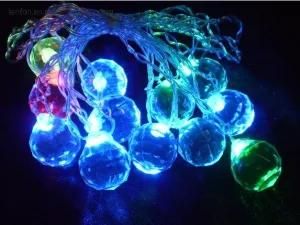 Multi Coloured 20 X LED Diamond String Lights