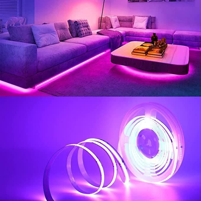 24V COB Single Color RGB SMD Waterproof Decoration Light Flexible LED Strip