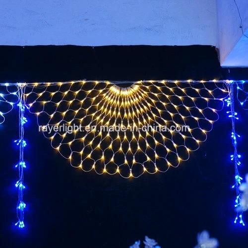 Holiday Party Christmas Decoration Multif Color 8 Functional LED Net Lights