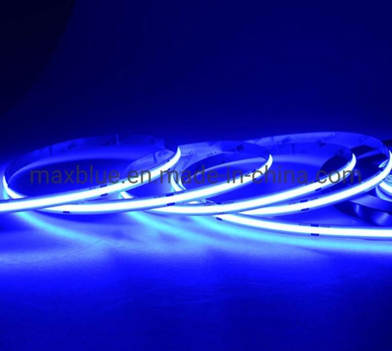 Blue 455-465nm COB LED Strip CE RoHS 3 Years Warranty