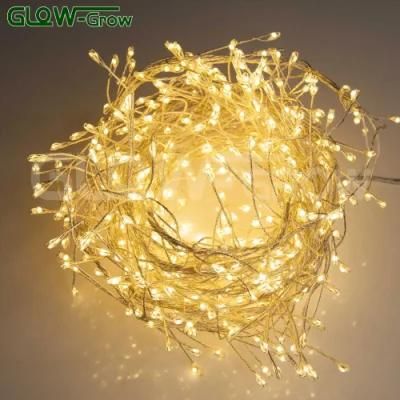 Warm White Christmas LED Fairy String Light Garland Wedding Tree Bedroom Patio Home Decoration