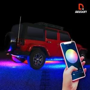 Higlow Combo 5: LED Light Strip for Car Exterior + Bluetooth Controller