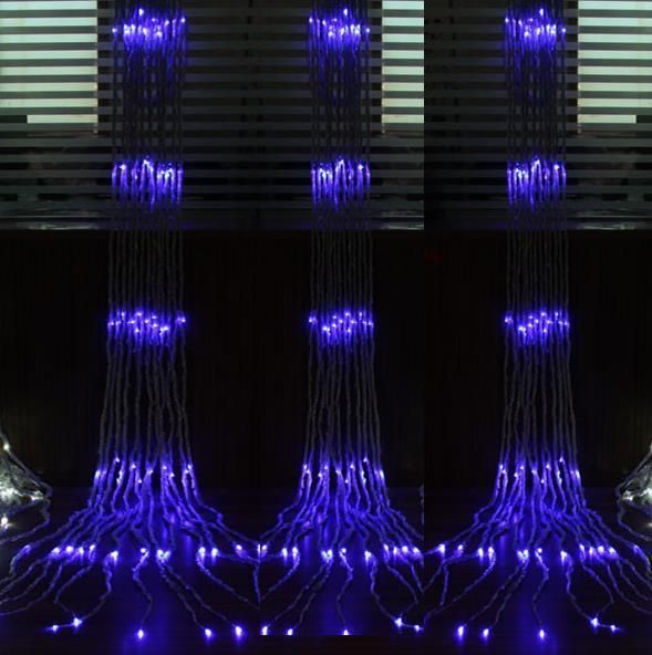 LED Waterfall Curtain Lights Hotel Market Shopping Mall Decoration LED String Light