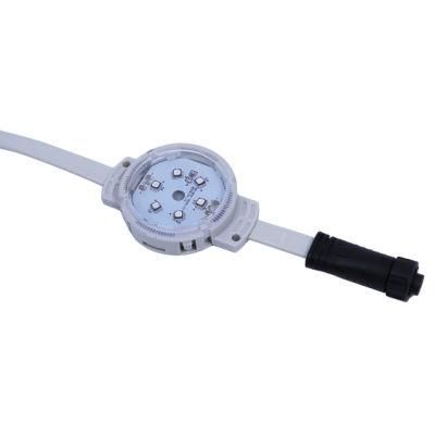 50mm DC24V Flexible Programmable RGB Pixel Dome Light for Bridges Decoration