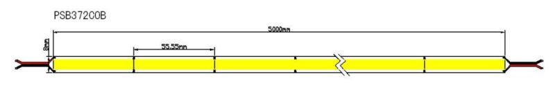 Waterproof COB LED Strip-IP 67 COB LED Strip -3000K