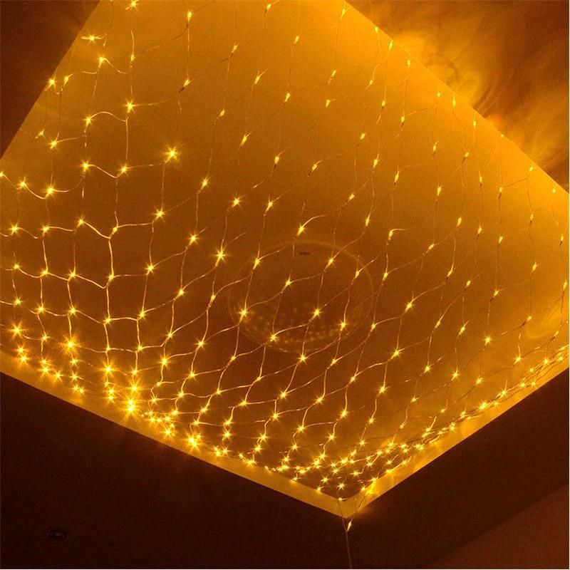 IP65 LED Net Fairy Lights 200 LED Mesh String Decorative Lights