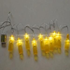 Custom Plastic Bottle LED String Light with Logo Printing