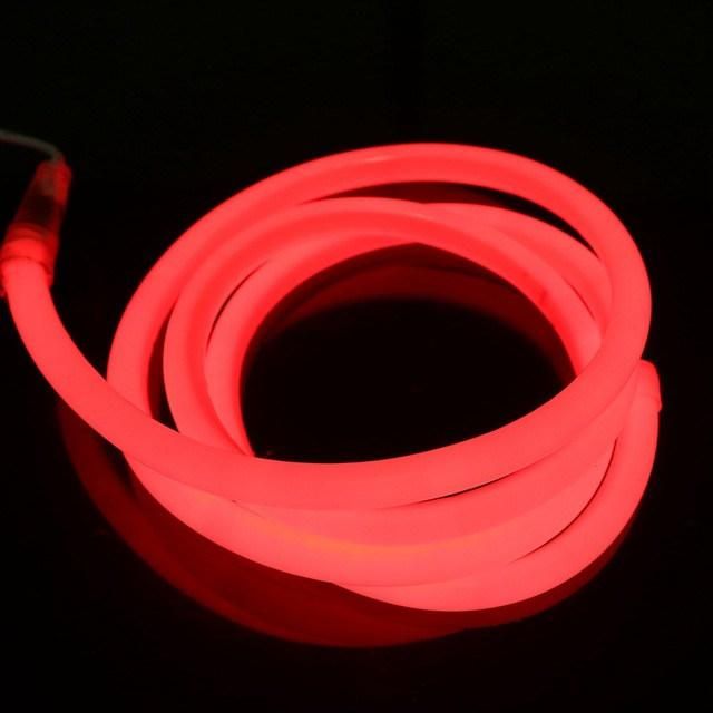 220V Waterproof 360 Degree High Brightness Silicone Lighting Neon Flexible Addressable Strip Rope LED Light