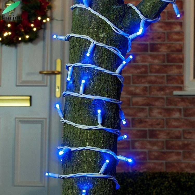 White/Black/Green Wire Christmas Lights Outdoor, IP68 Waterproof Outdoor Tree Lights