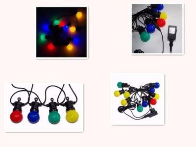 20 Multi Coloured LED Festoon Lights