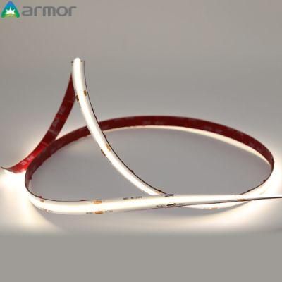 Dimmable Dotsfree Light DC24V 12V Flexible White LED COB Strip 360LEDs/M