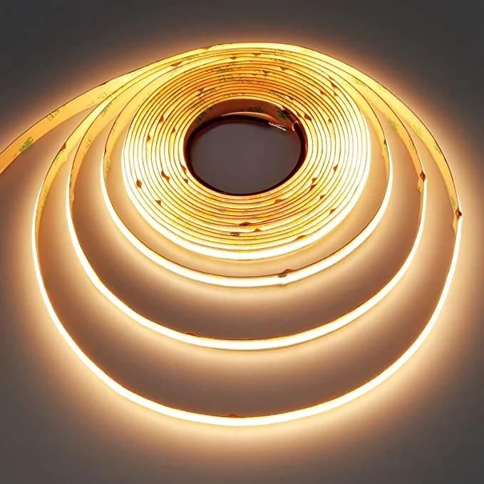 Single Color COB LED Light Dim to Warm COB Strip Light for Closet Decor