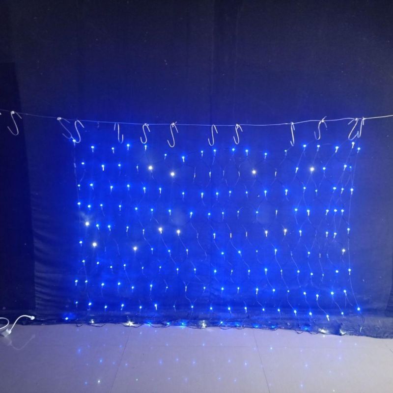 RGB Color LED Christmas Net Light Lighting Mesh for Square Pillar