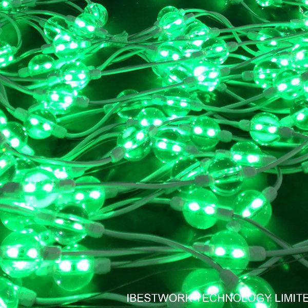 DMX RGB String Lights LED Balls Waterproof Programmable Outdoor Hanging Ball Lighting