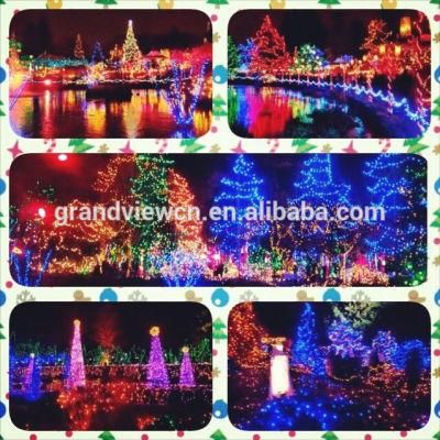 LED Christmas String Light Show in Vandusen Gardens