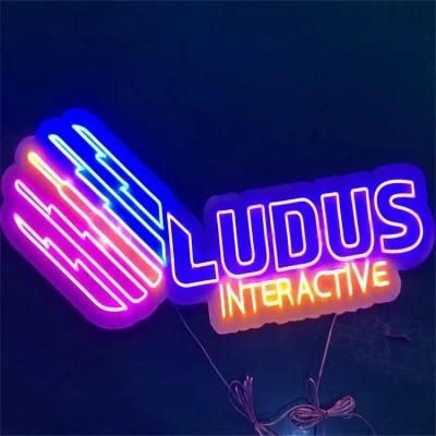 Manufacturer LED Neon Sign Acrylic on The Table Anime Character Neon Ludus Interactive Neon Letter Pattern Sign