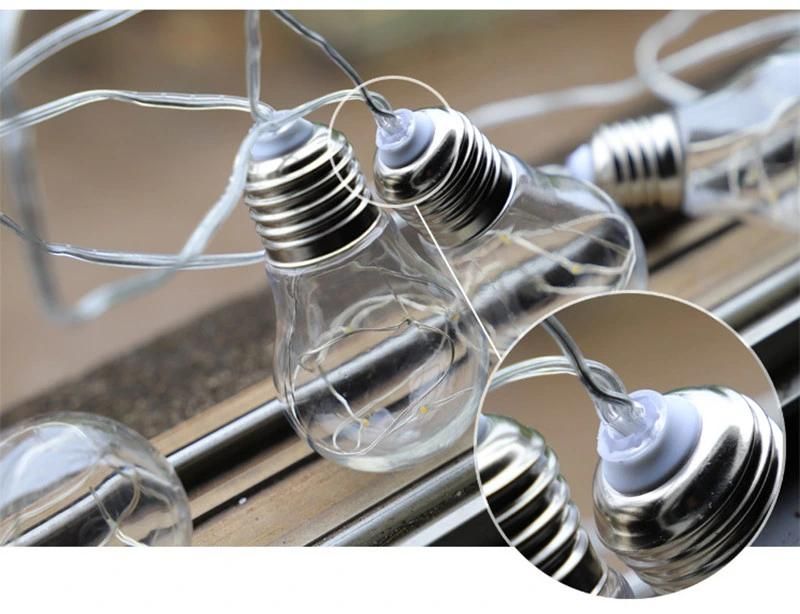 Solar Edison Vintage Bulb String Lights for Deck Yard Tents Party Decor