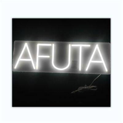 Drop Shipping Popular LED Advertising Custom Neon Light Signs Custom Afuta Neon Sign for Wedding Bar Party Decoration